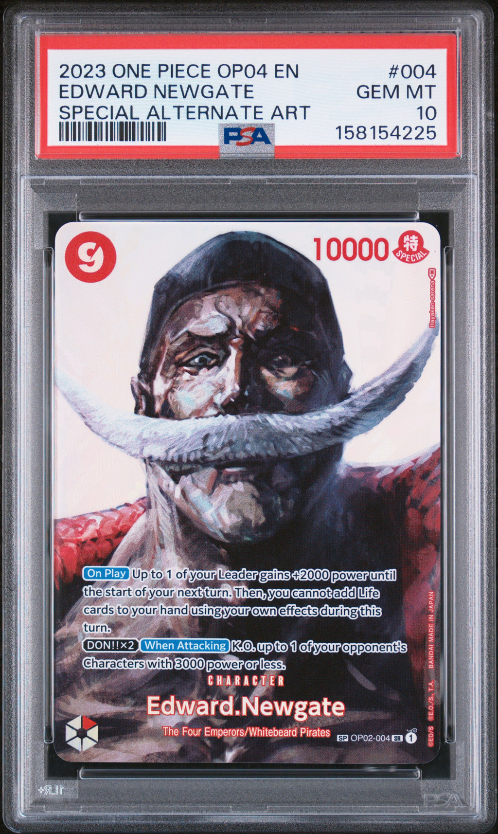 PSA 10 - Edward.Newgate - OP02-004 (SP)