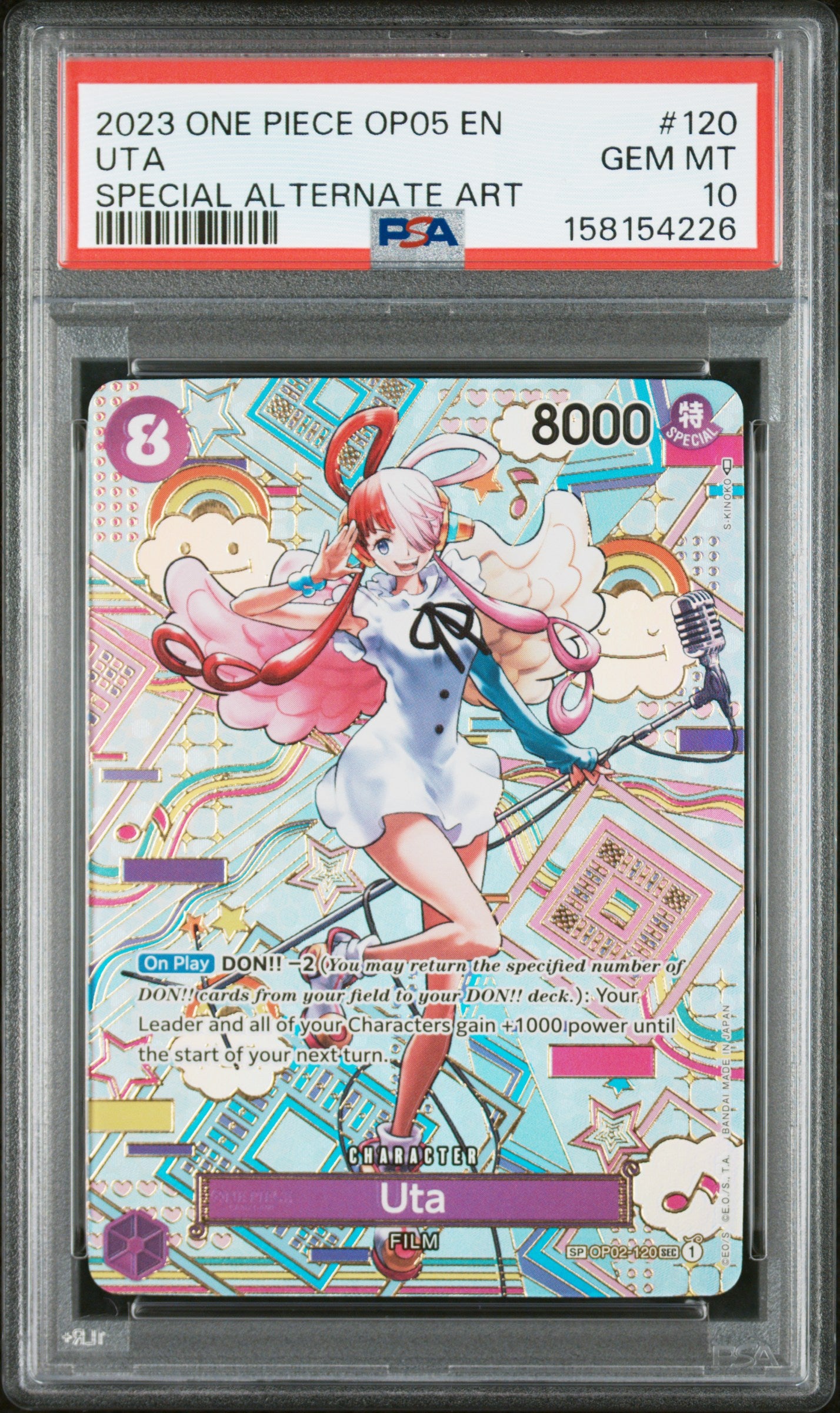 PSA 10 - Uta - OP02-120 (SP)