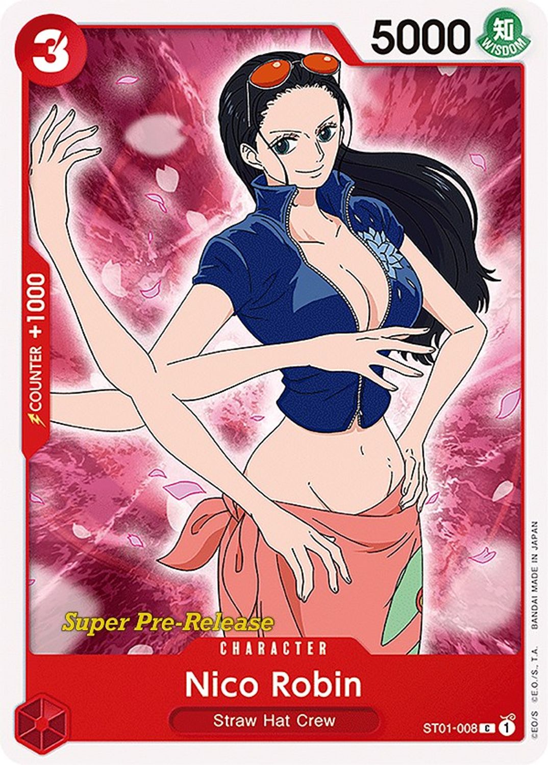 Nico Robin (ST01-008) - Super Pre-Release Starter Deck 1: Straw Hat Crew
