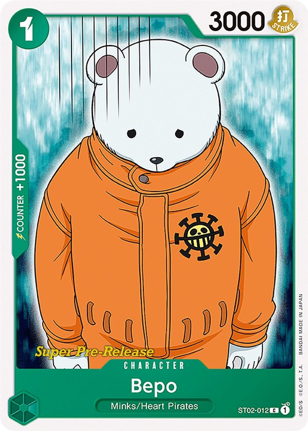 Bepo (ST02-012) - Super Pre-Release Starter Deck 2: Worst Generation