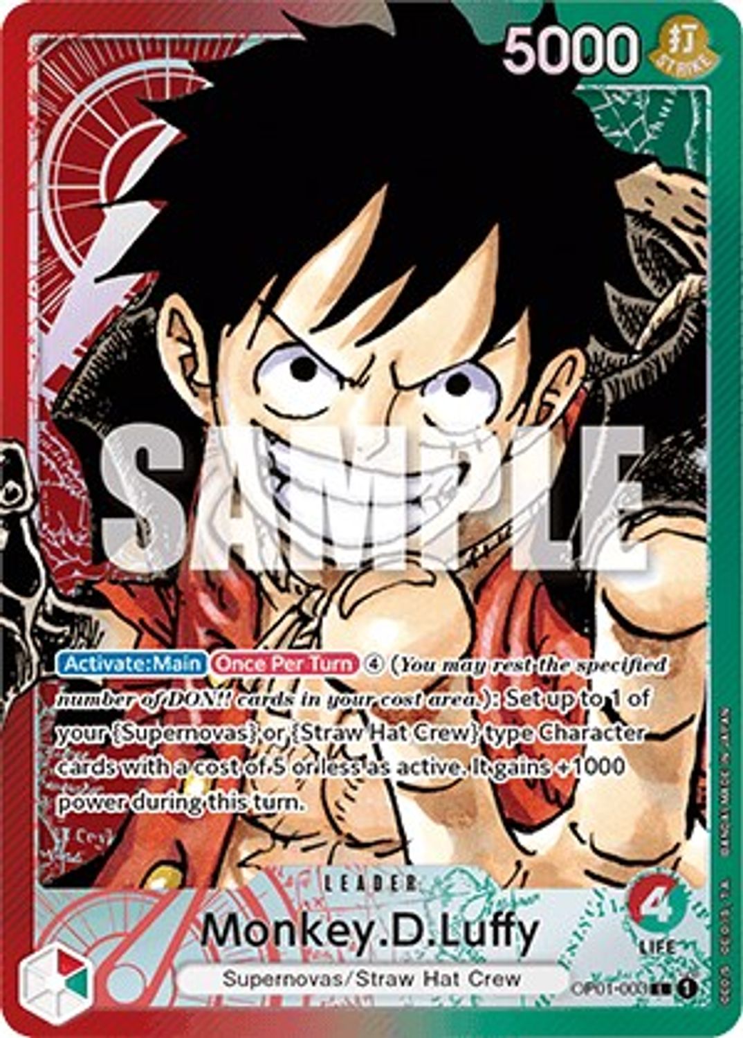 Monkey.D.Luffy (003) (Parallel) (OP01-003) - Romance Dawn Foil