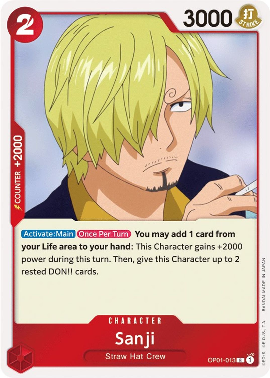 Sanji (OP01-013) - Romance Dawn Foil