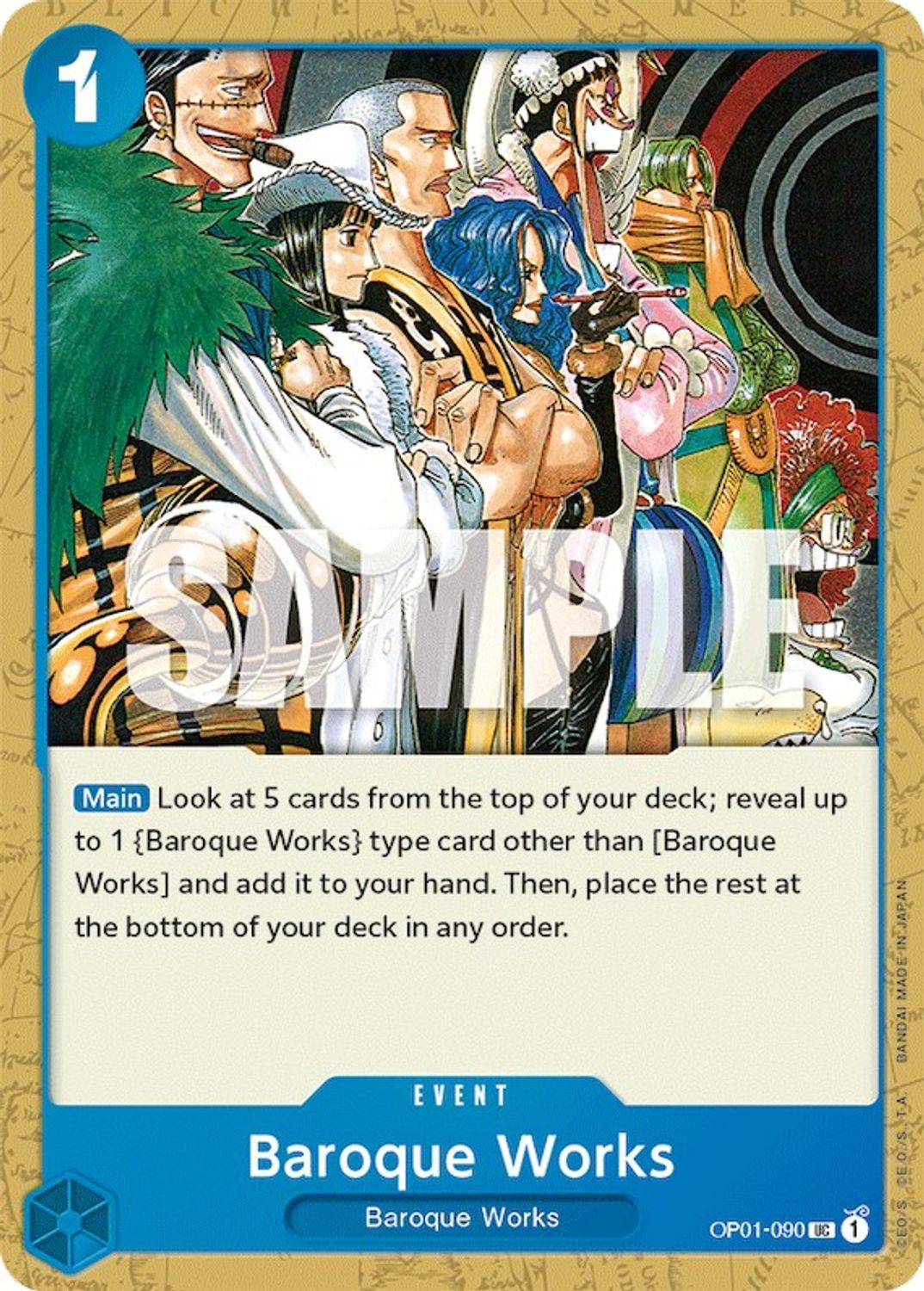 Baroque Works (OP01-090) - Romance Dawn
