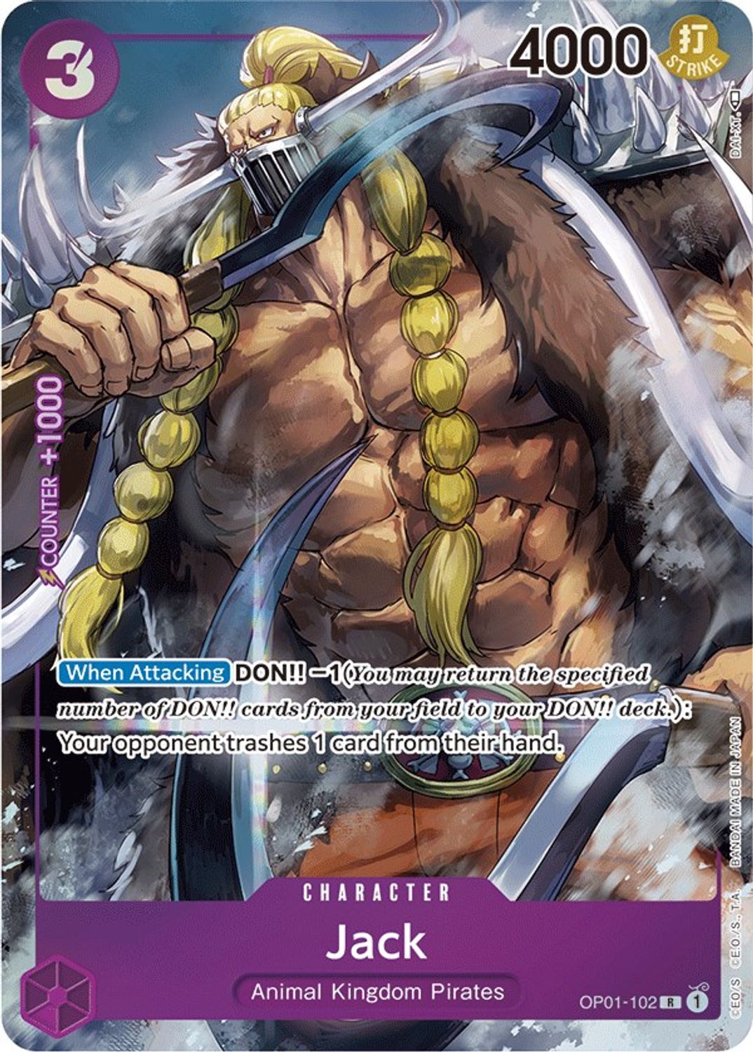 Jack (Parallel) (OP01-102) - Romance Dawn Foil
