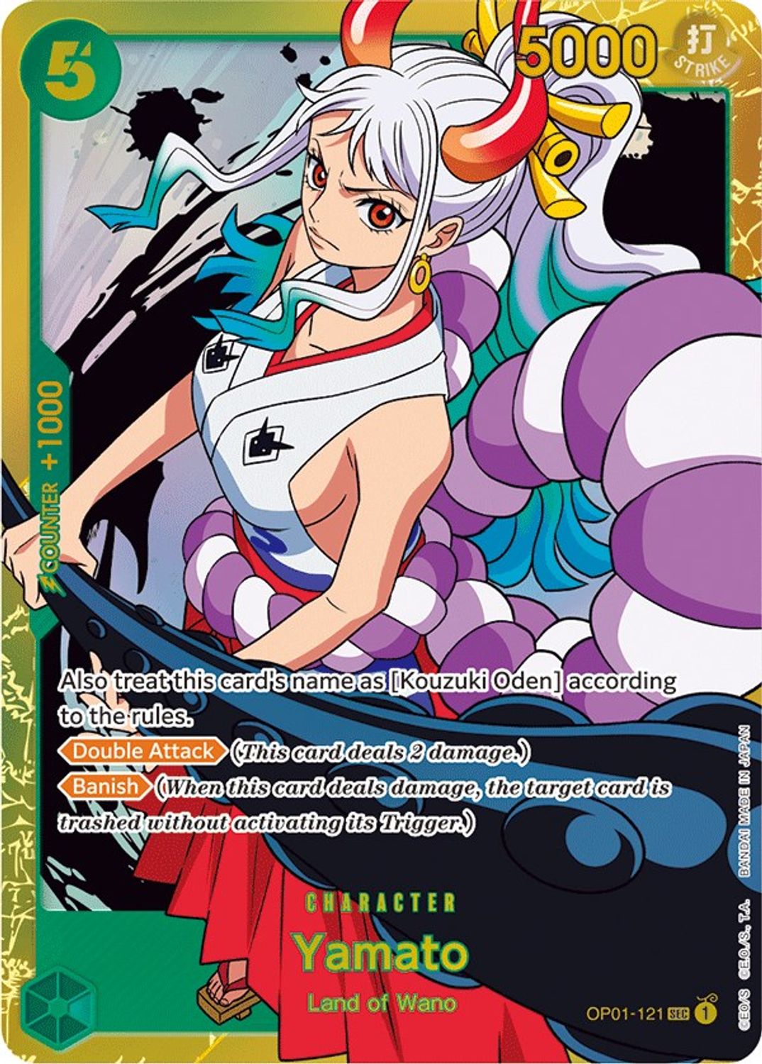 Yamato (OP01-121) - Romance Dawn Foil