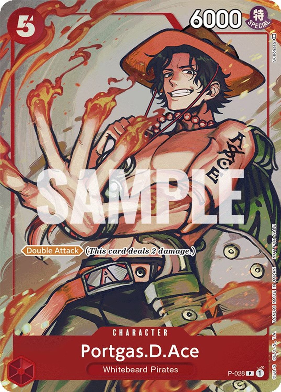 Portgas.D.Ace (Event Pack Vol. 1) (P-028) - One Piece Promotion Cards Foil