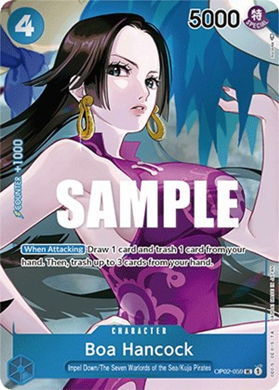 Boa Hancock (Box Topper) (OP02-059) - Paramount War Foil