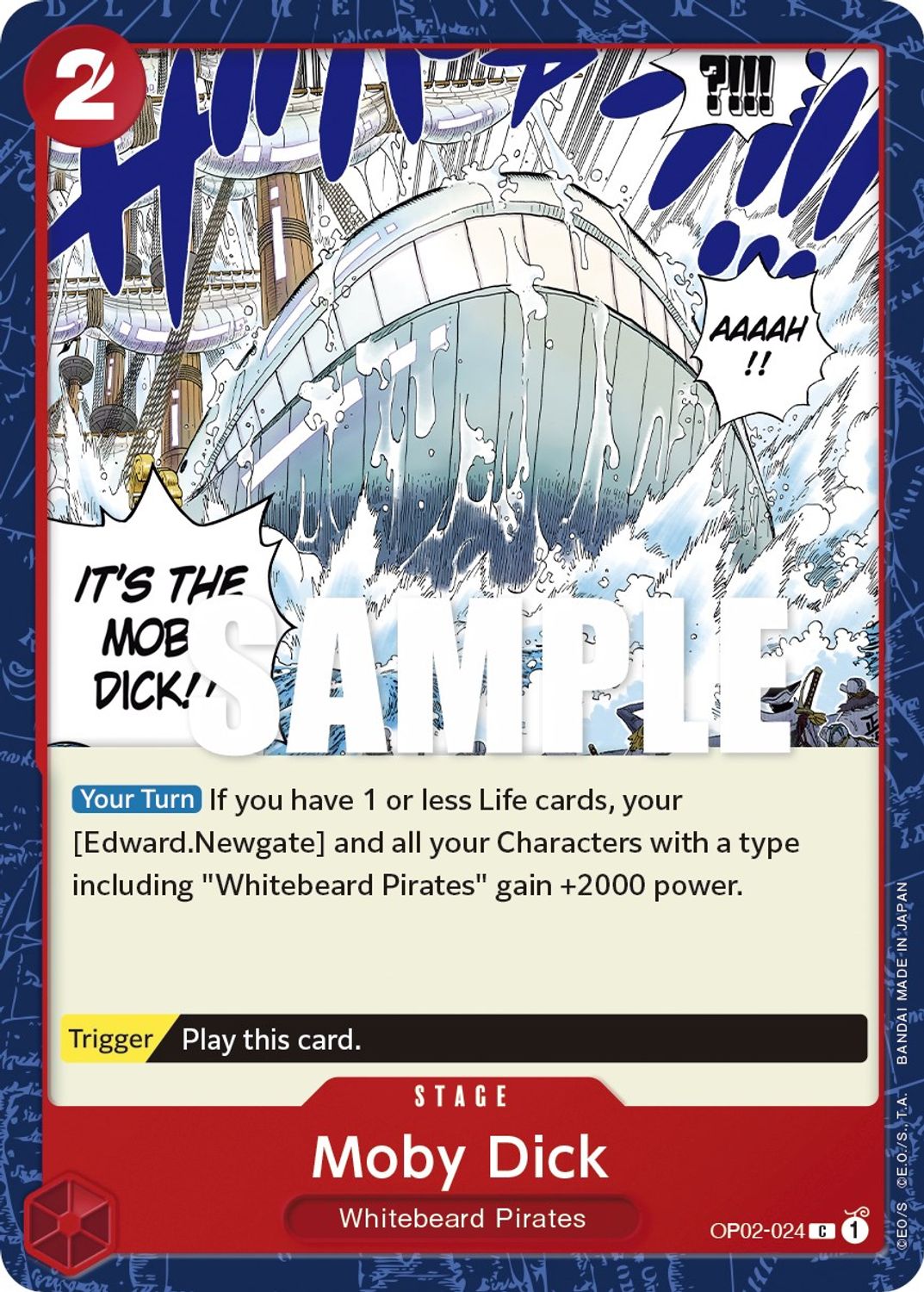 Moby Dick (OP02-024) - Paramount War
