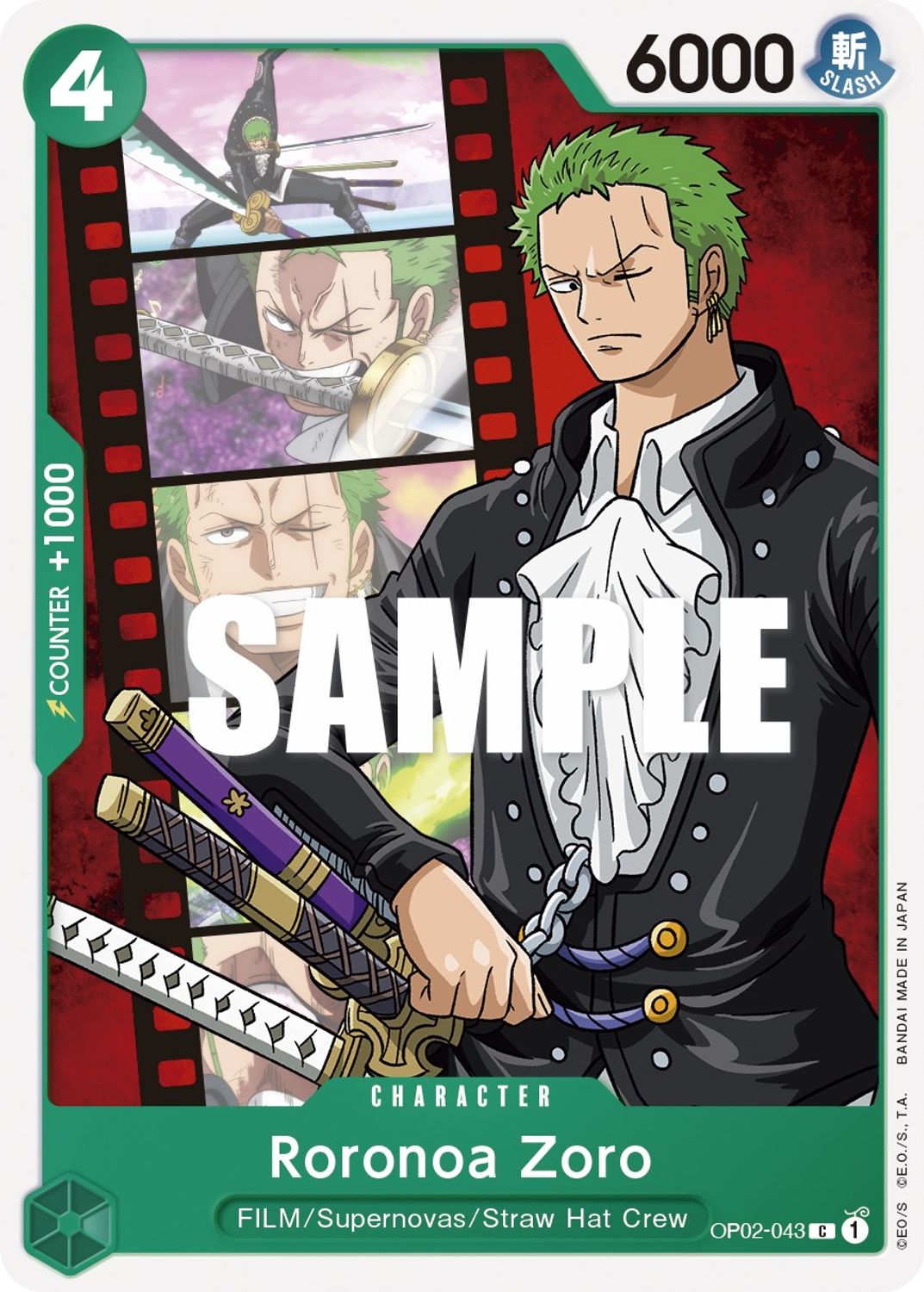 Roronoa Zoro (OP02-043) - Paramount War