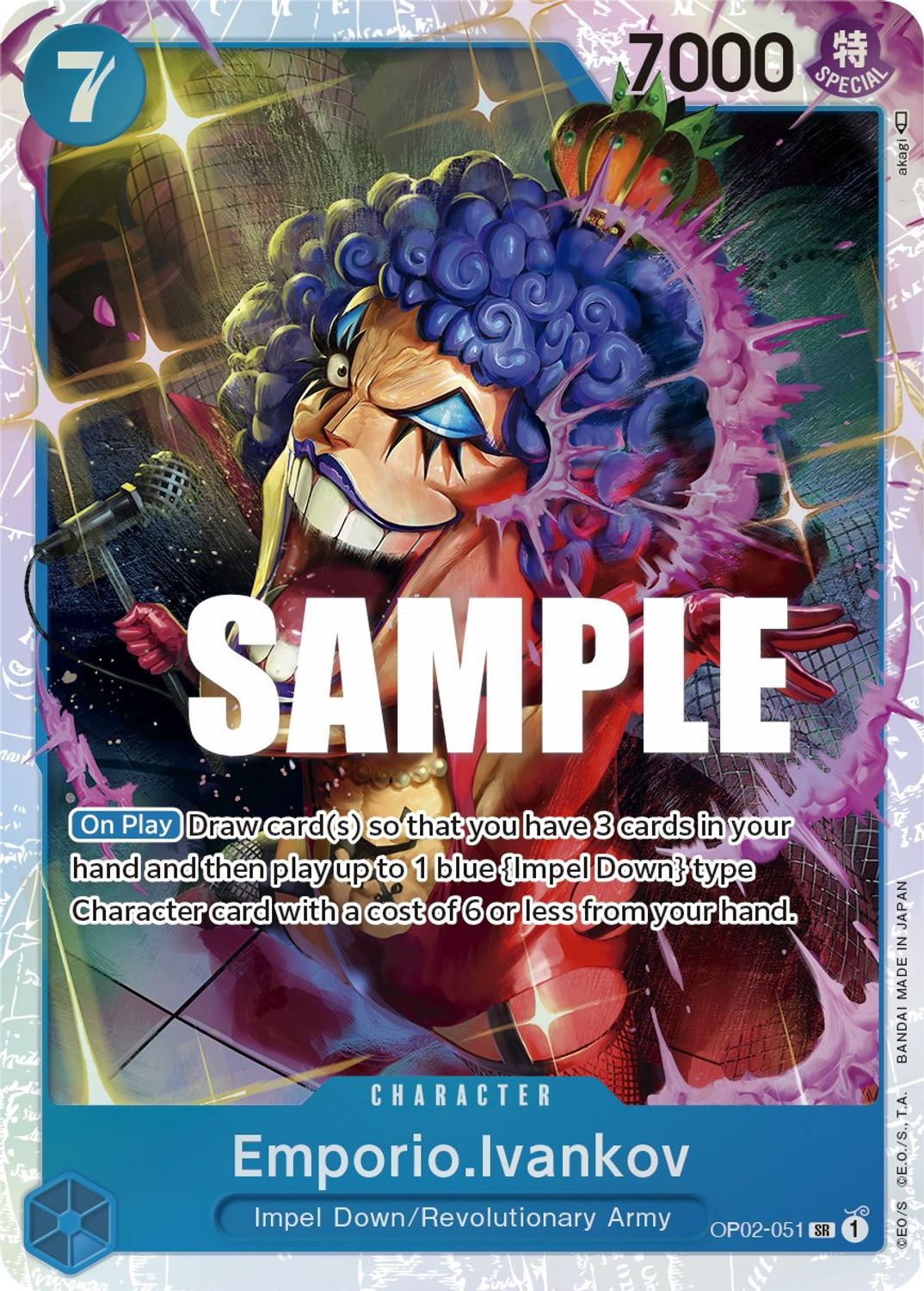 Emporio.Ivankov (051) (OP02-051) - Paramount War Foil
