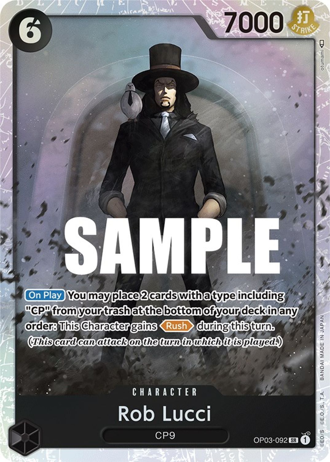 Rob Lucci (092) (OP03-092) - Pillars of Strength Foil