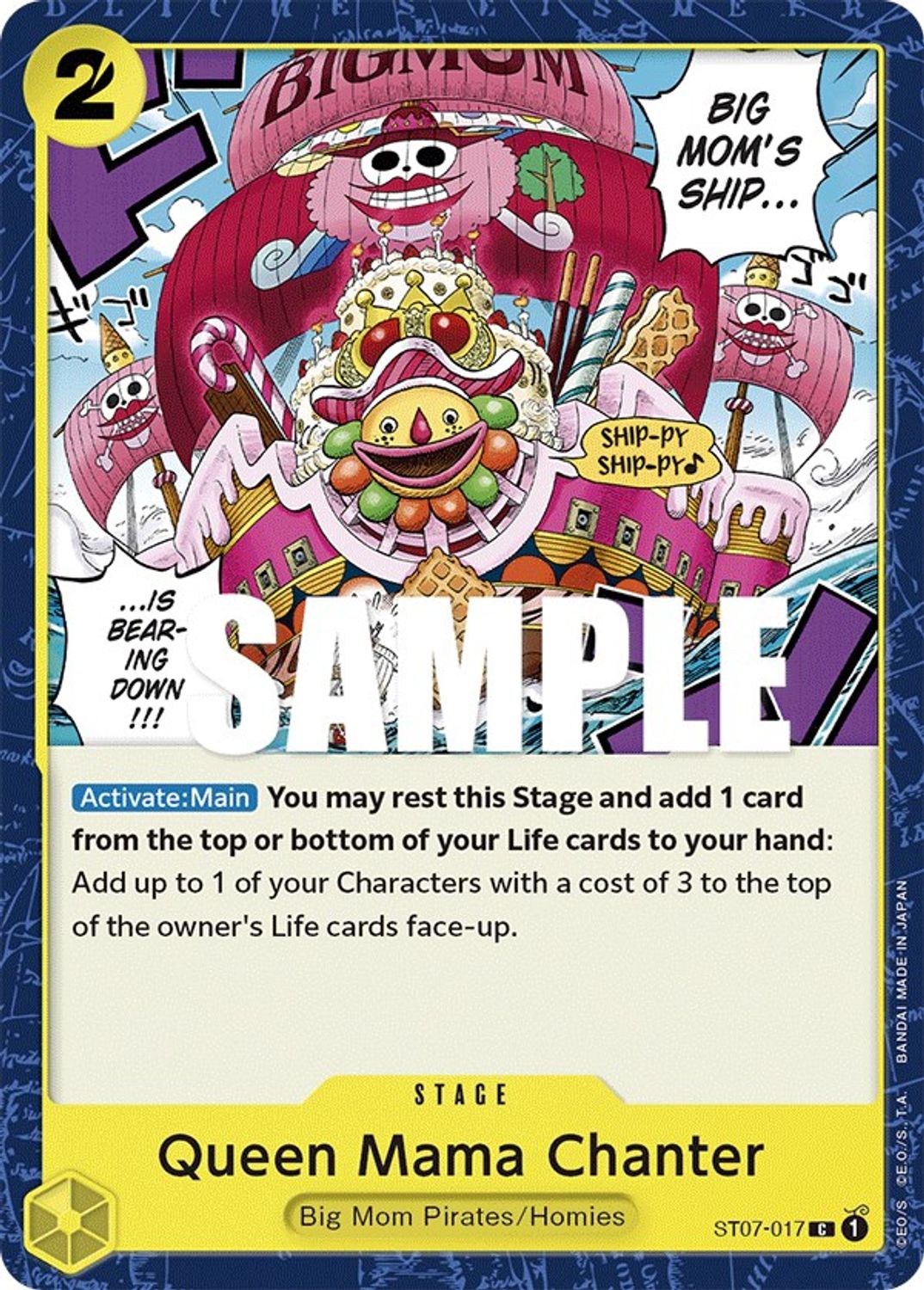 Queen Mama Chanter (ST07-017) - Starter Deck 7: Big Mom Pirates