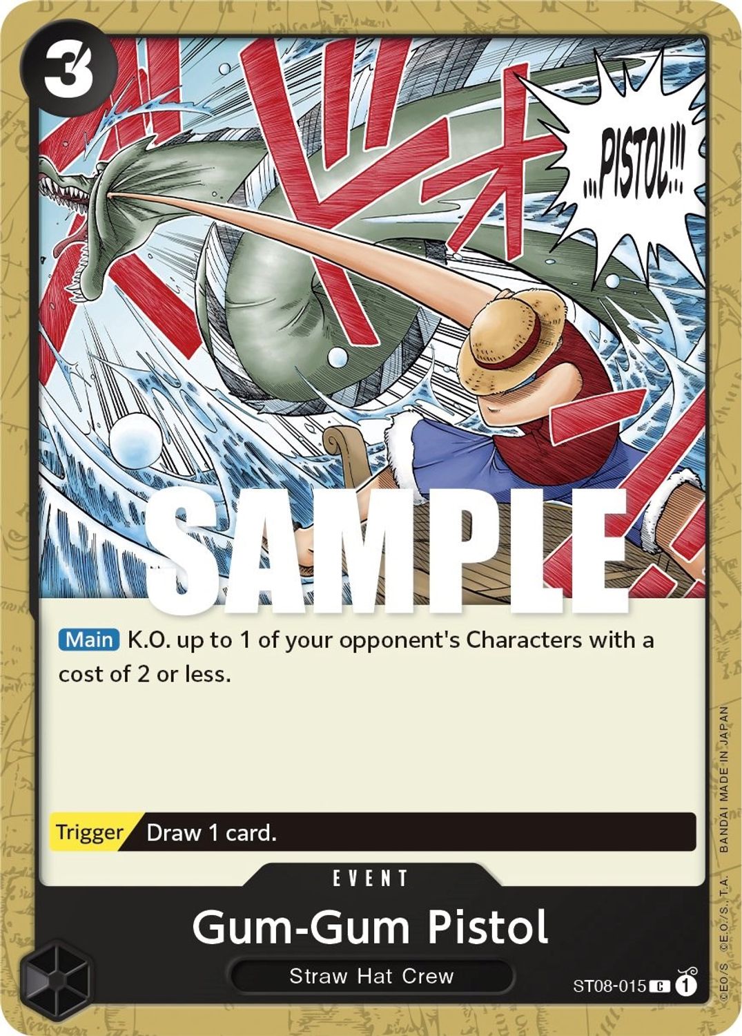 Gum-Gum Pistol (ST08-015) - Starter Deck 8: Monkey.D.Luffy