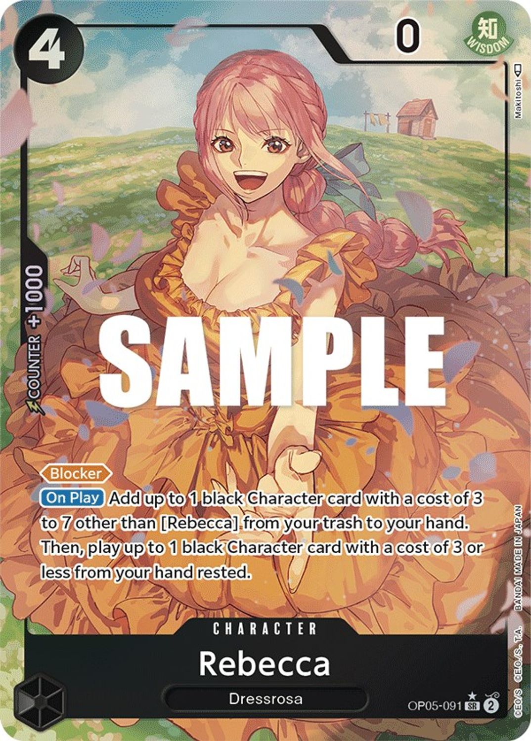 Rebecca (Alternate Art) (OP05-091) - Awakening of the New Era Foil