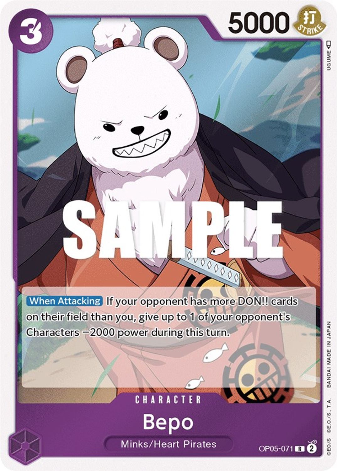 Bepo (OP05-071) - Awakening of the New Era Foil