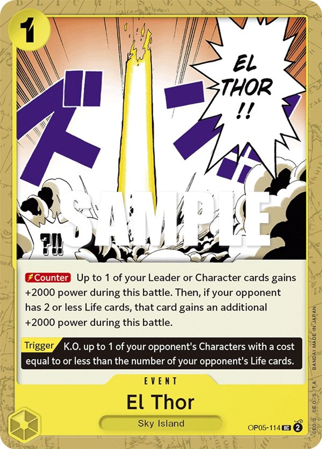 El Thor (OP05-114) - Awakening of the New Era