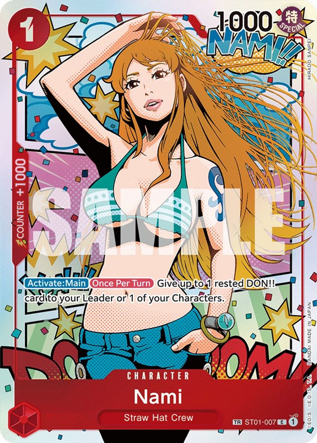 Nami (TR) (ST01-007) - Wings of the Captain Foil