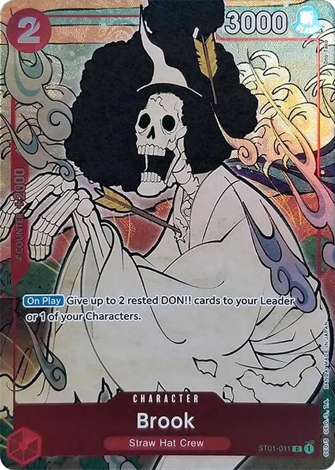 Brook (English Version 1st Anniversary Set) (ST01-011) - One Piece Promotion Cards Foil