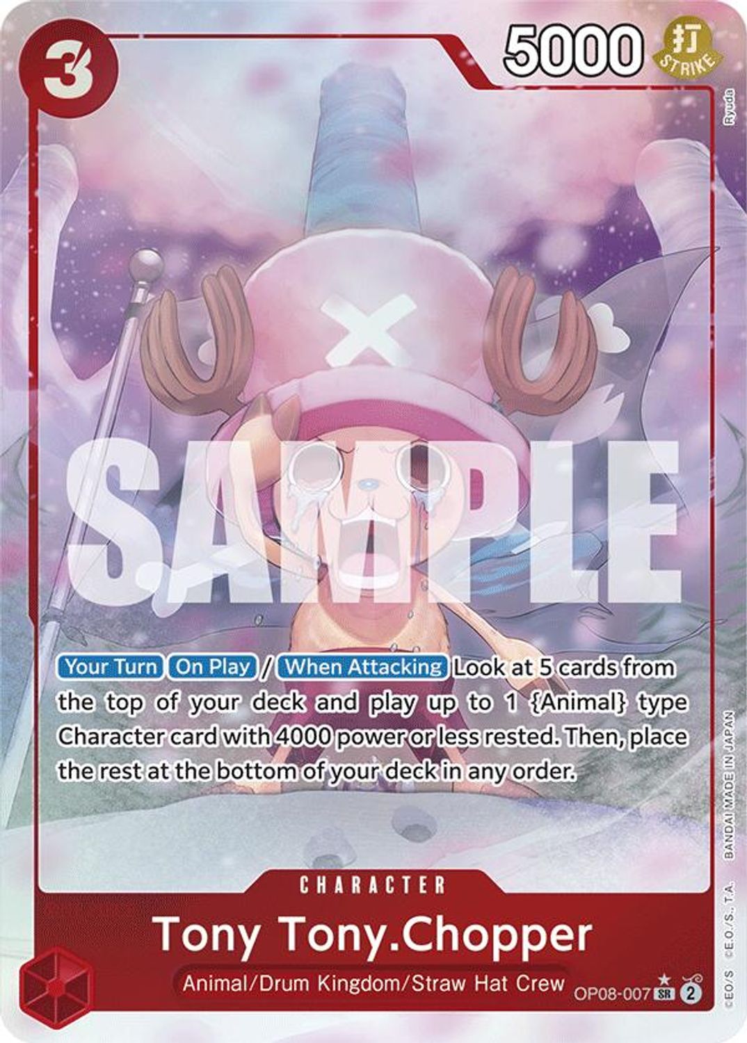 Tony Tony.Chopper (0070) (Parallel) (OP08-007) - Two Legends Foil