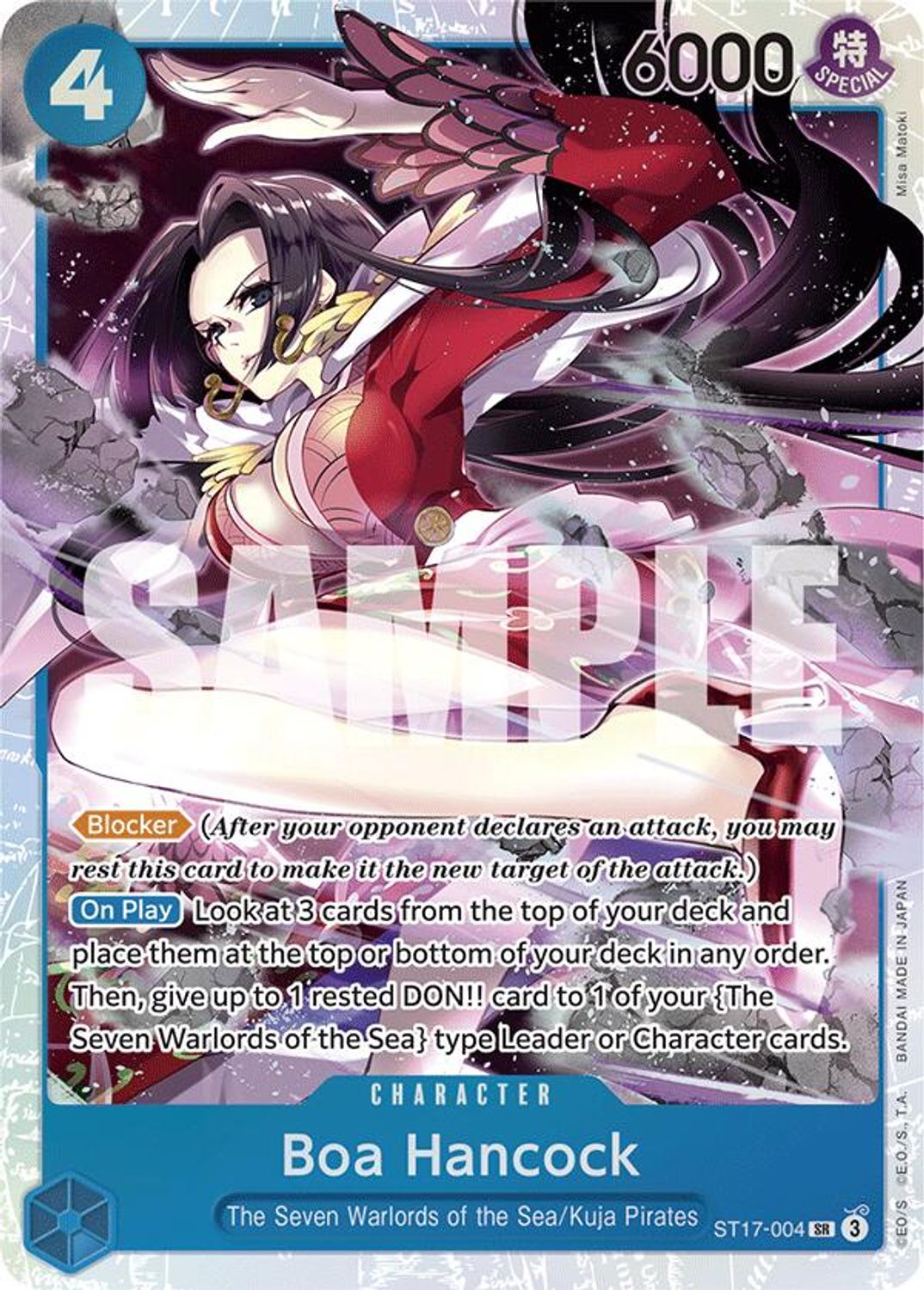 Boa Hancock (ST17-004) - Starter Deck 17: BLUE Donquixote Doflamingo Foil