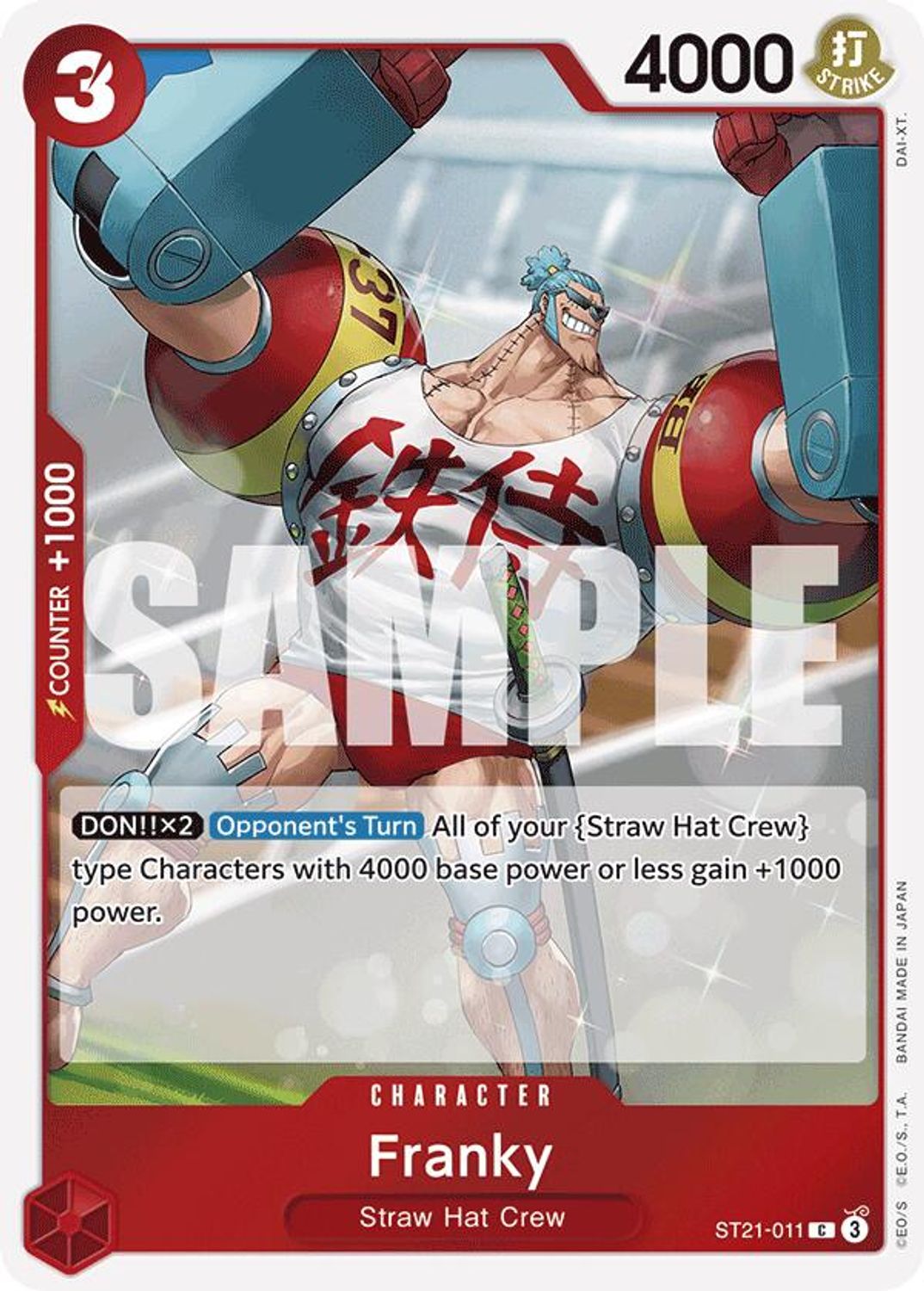 Franky (ST21-011) - Starter Deck EX: Gear 5 Foil