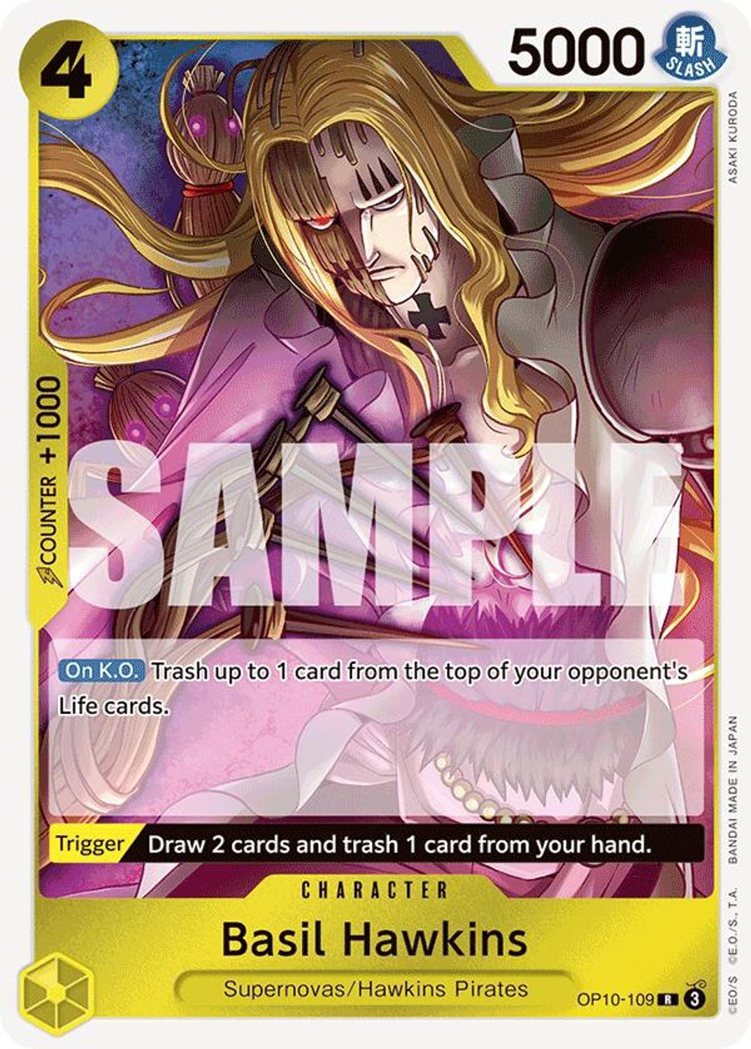 Basil Hawkins (OP10-109) - Royal Blood Foil