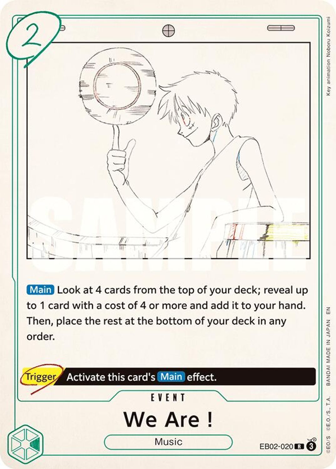 We Are! (EB02-020) - Extra Booster: Anime 25th Collection Foil