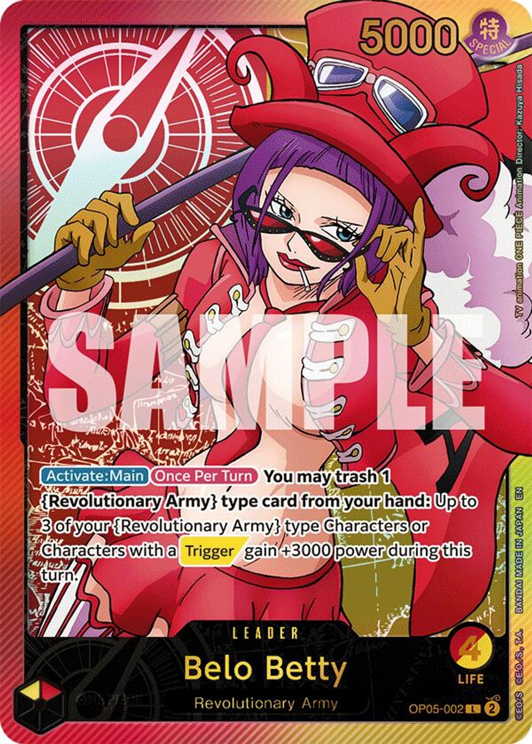 Belo Betty (SPR) (OP05-002) - Extra Booster: Anime 25th Collection Foil