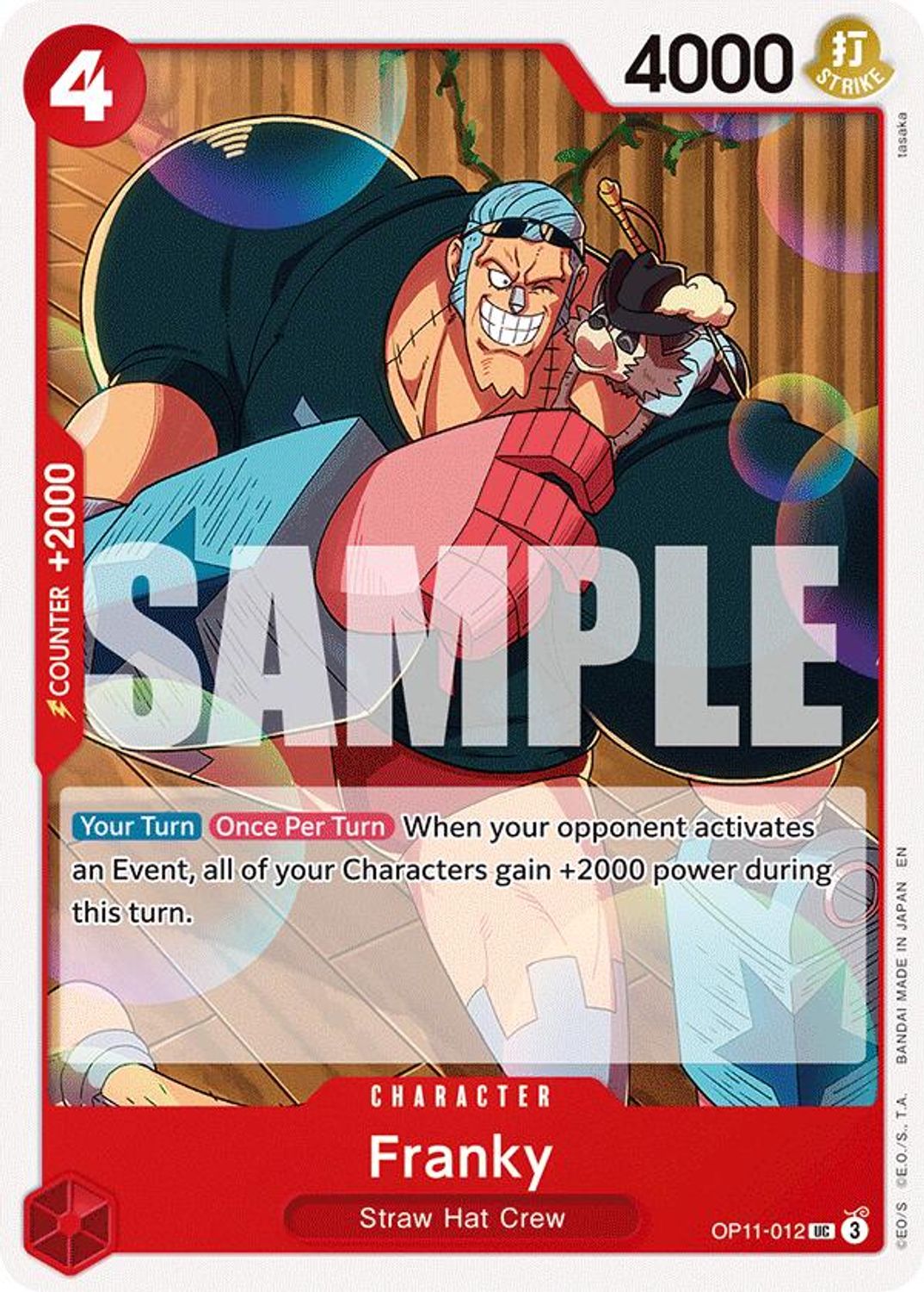Franky (OP11-012) - A Fist of Divine Speed