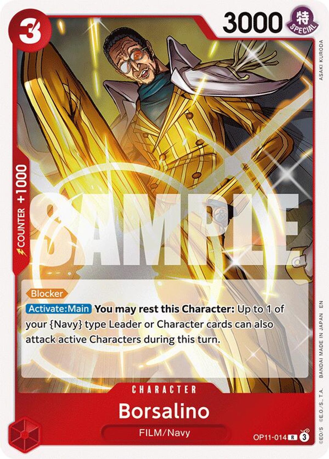 Borsalino (OP11-014) - A Fist of Divine Speed Foil
