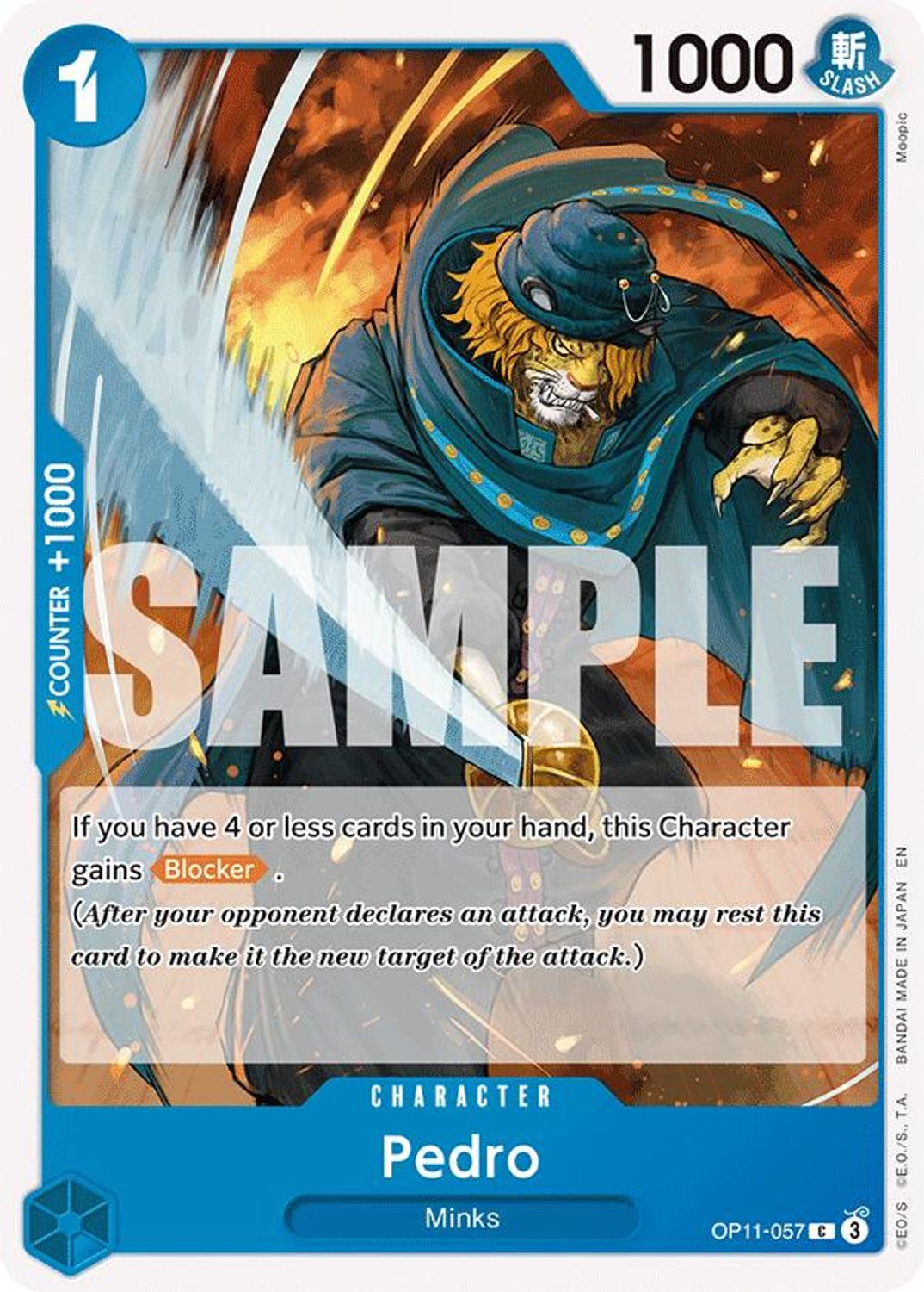 Pedro (OP11-057) - A Fist of Divine Speed