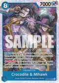 Crocodile & Mihawk (ST25-003) - Starter Deck 25: BLUE Buggy Foil