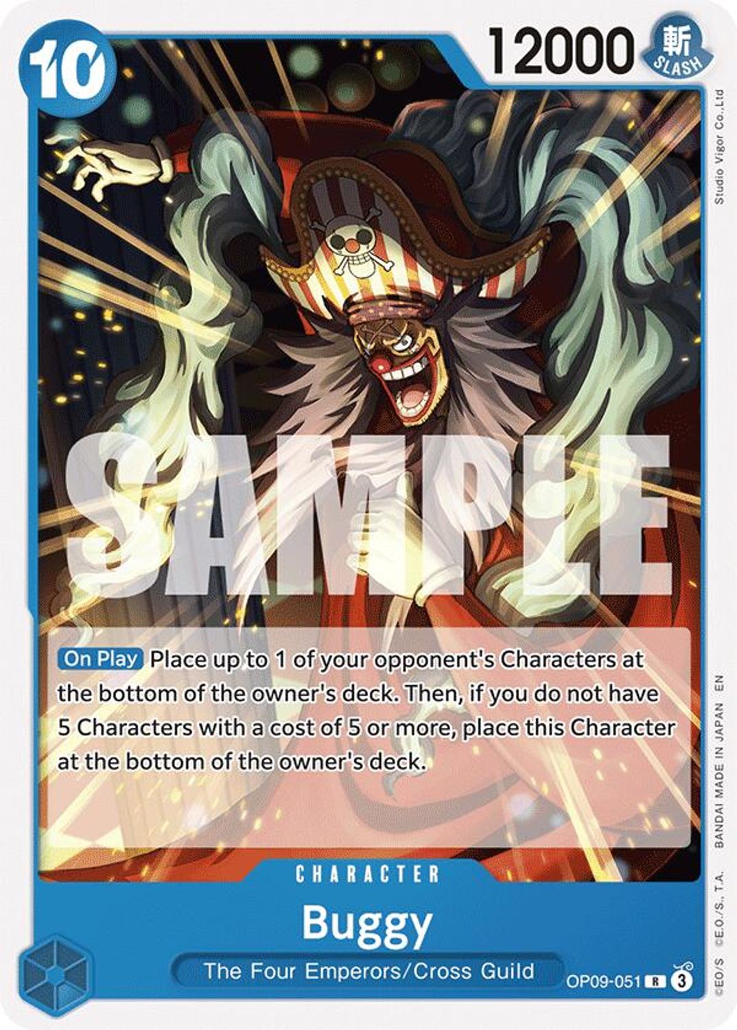 Buggy (Reprint) (OP09-051) - Starter Deck 25: BLUE Buggy