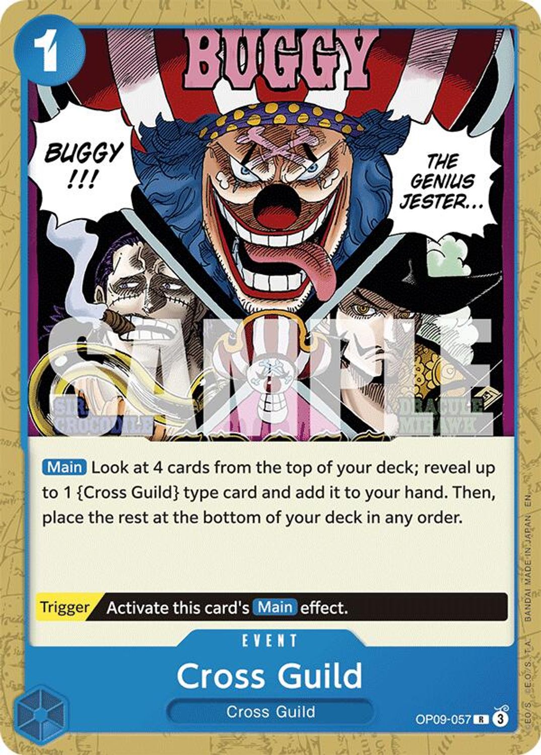 Cross Guild (Reprint) (OP09-057) - Starter Deck 25: BLUE Buggy