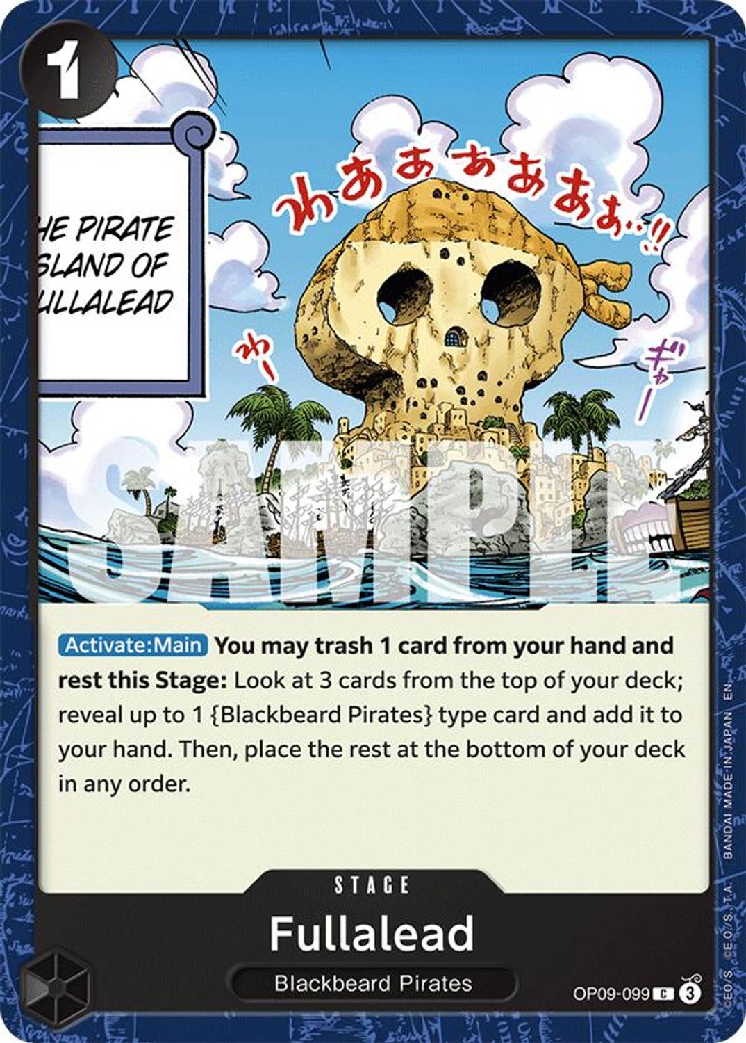 Fullalead (Reprint) (OP09-099) - Starter Deck 27: BLACK Marshall.D.Teach