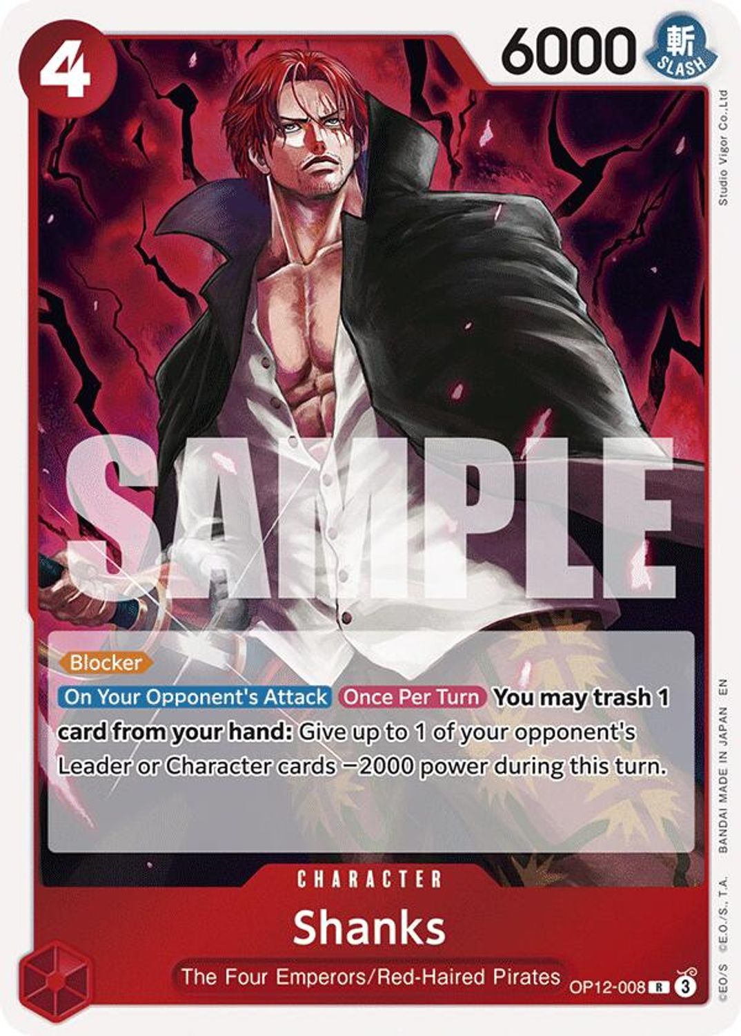 Shanks (008) (OP12-008) - Legacy of the Master Foil