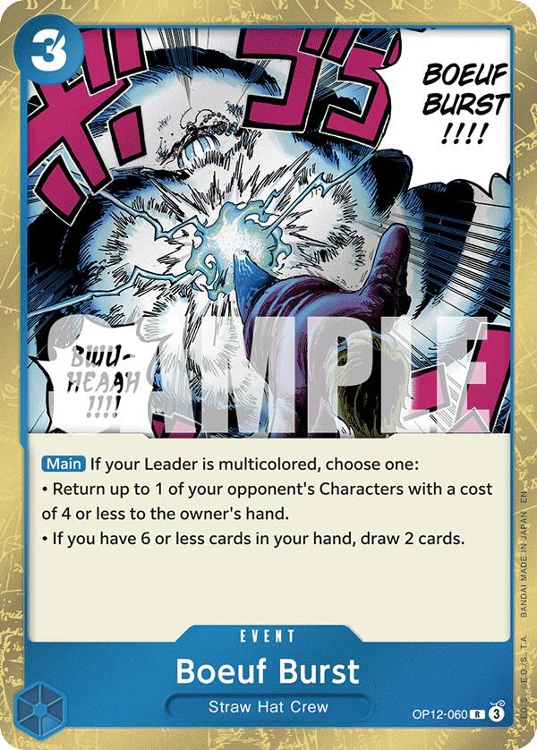 Boeuf Burst (OP12-060) - Legacy of the Master Foil