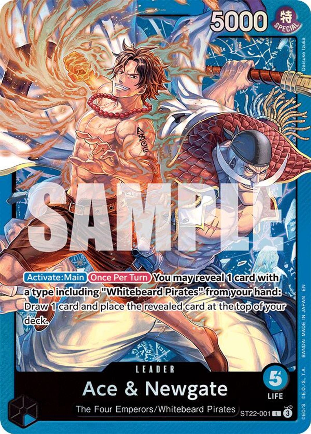 Ace & Newgate (ST22-001) - Starter Deck 22: Ace & Newgate Foil