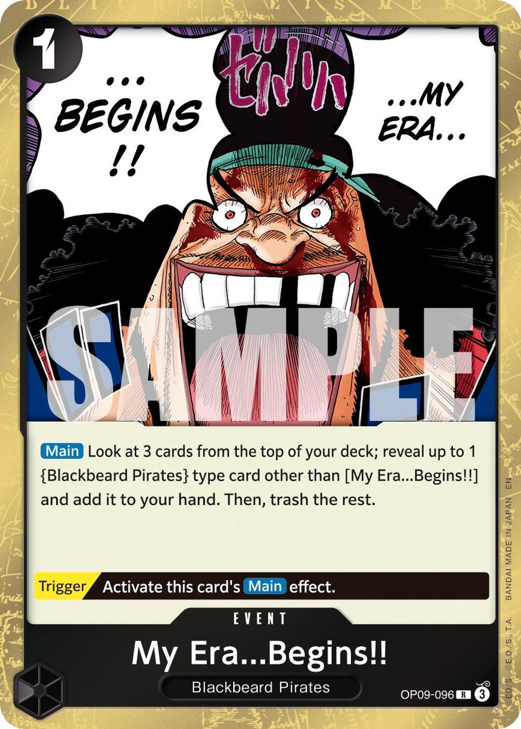 My Era...Begins!! (Reprint) (OP09-096) - Premium Booster -The Best- Vol. 2 Foil