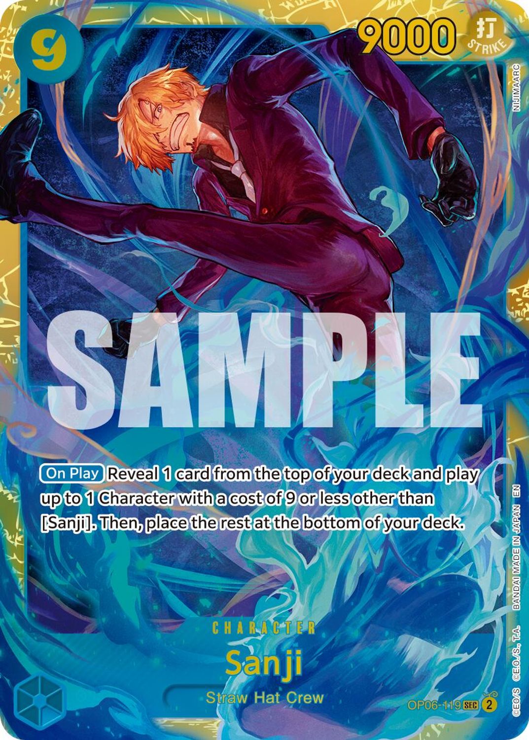 Sanji - OP06-119 (Reprint) (OP06-119) - Premium Booster -The Best- Vol. 2 Foil