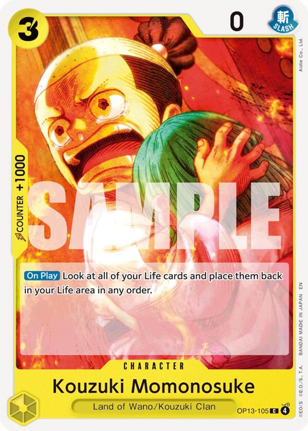 Kouzuki Momonosuke (OP13-105) - Carrying On His Will