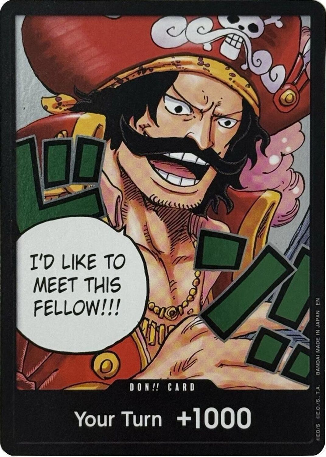 DON!! Card (Gol.D.Roger) - Carrying On His Will Foil