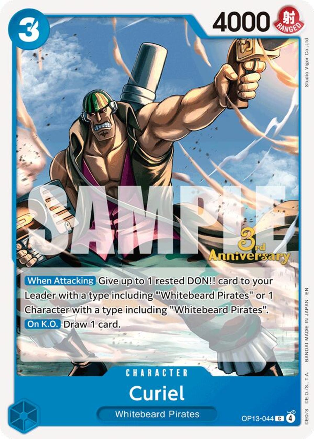 Curiel (OP13-044) - Carrying On His Will: 3rd Anniversary Tournament Cards