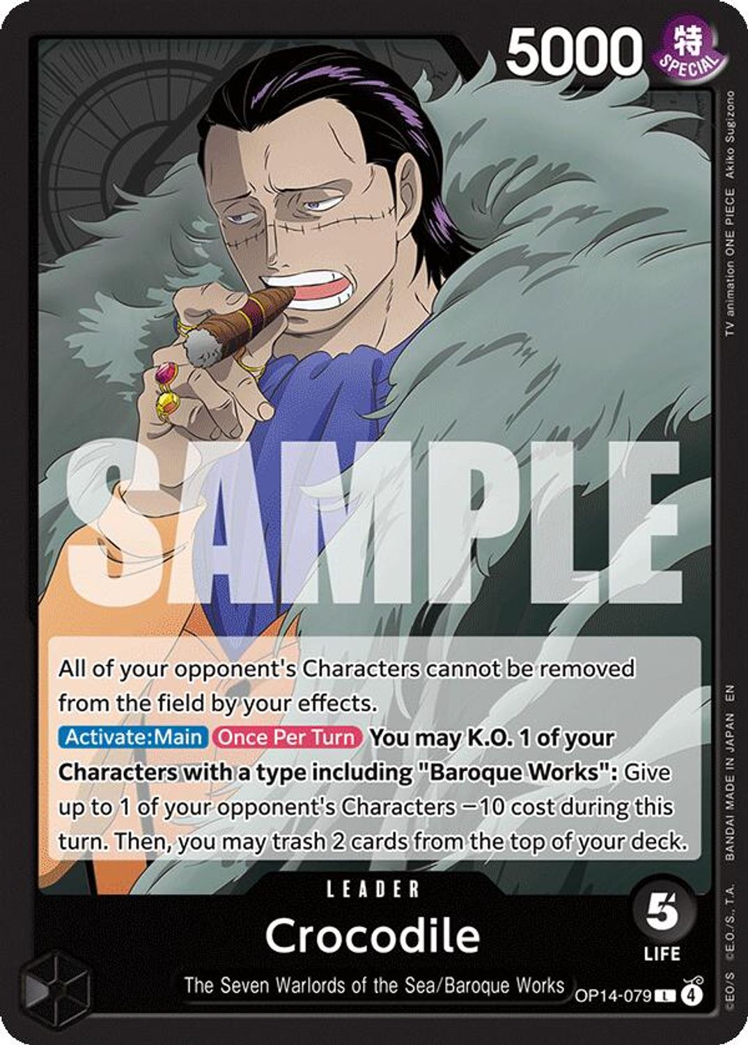 Crocodile - OP14-079 (OP14-079) - The Azure Sea's Seven