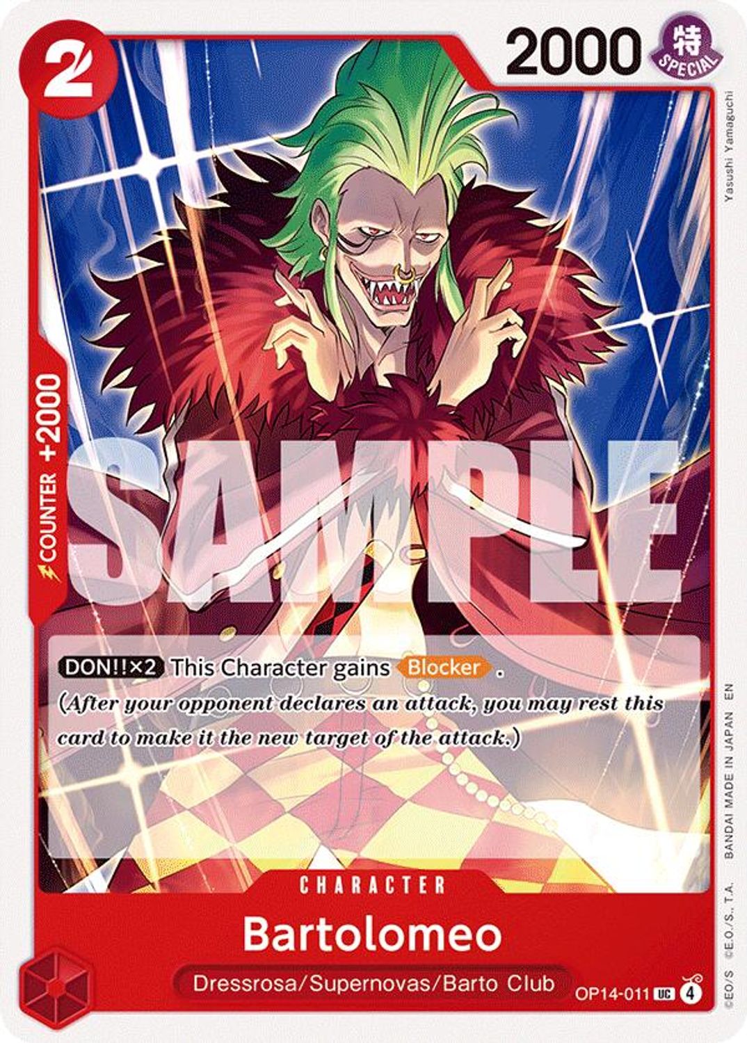 Bartolomeo (OP14-011) - The Azure Sea's Seven