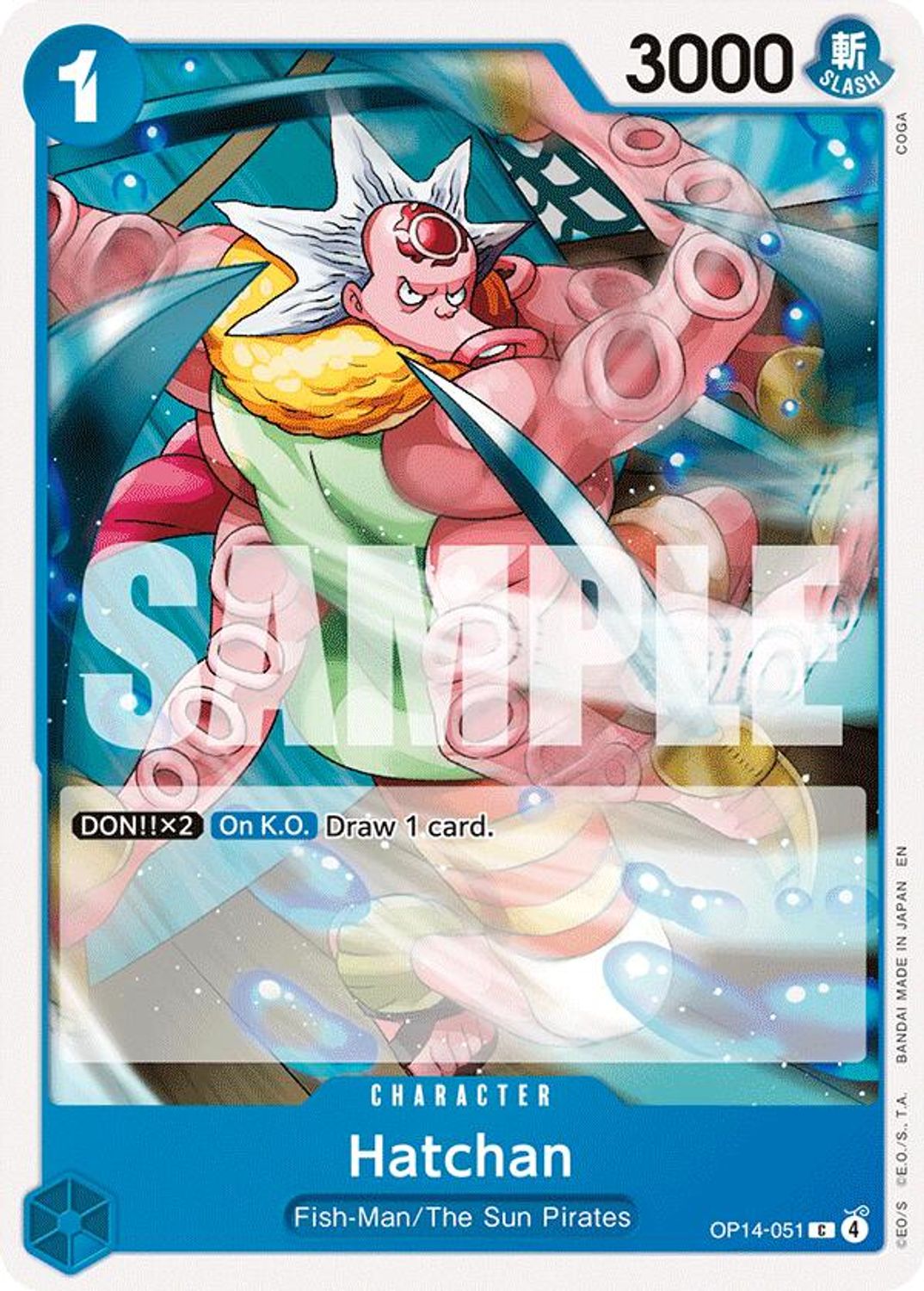 Hatchan (OP14-051) - The Azure Sea's Seven