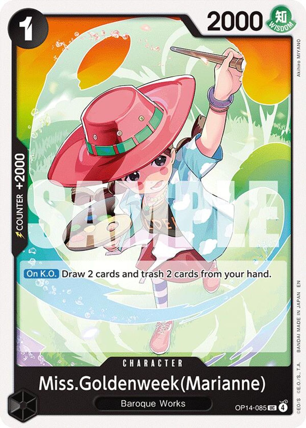 Miss.Goldenweek(Marianne) (OP14-085) - The Azure Sea's Seven