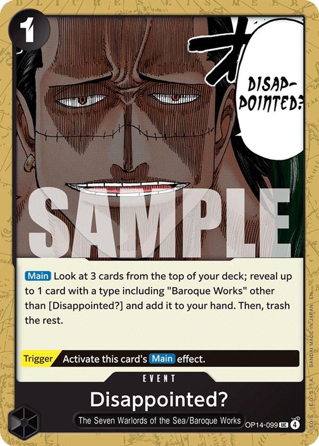 Disappointed? (OP14-099) - The Azure Sea's Seven