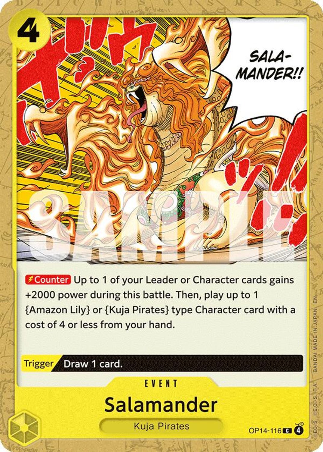 Salamander (OP14-116) - The Azure Sea's Seven