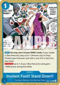 Insolent Fool!! Stand Down!! (EB03-029) - Extra Booster: One Piece Heroines Edition
